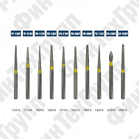 Алмазные боры TF-12EF TF-21EF, TR-11EF TR-26EF, TC-11EF, FO-29EF, CF-22EF нумерация идентична борам MANI